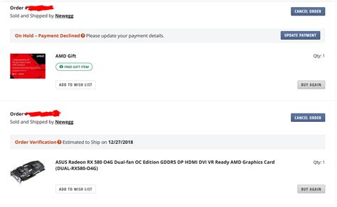 newegg problems.